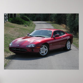 Póster Jaguar XK8 Coupe