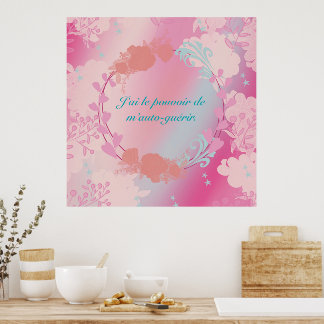 Póster J'ai le pouvoir de m'auto-guérir