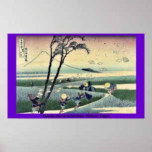Póster Jairi de Sunshu por Katsushika, Hokusai Ukiyoe