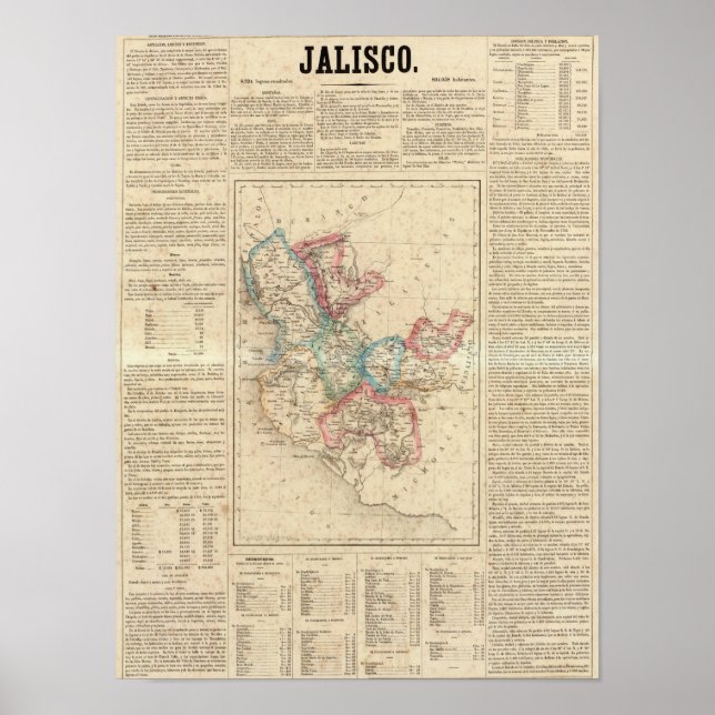 Póster Jalisco, Mexico 2 (Frente)