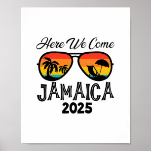 Póster Jamaica 2025 Aquí Vamos Familia Unida Sueño Va
