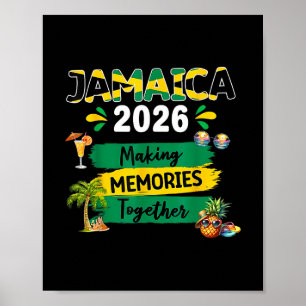 Póster Jamaica 2026 viaje de vacaciones grupo familiar a