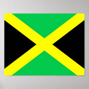 Póster Jamaica - Bandera -