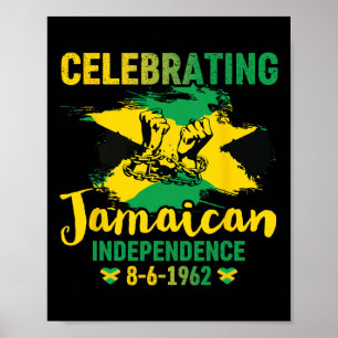 Póster Jamaica Independence 8-6-1962 Orgulloso jamaiquino
