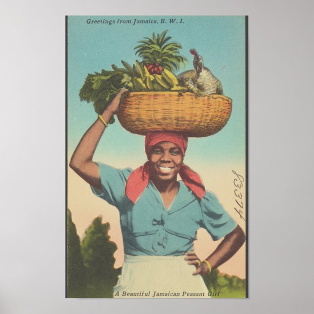 Póster Jamaica Viajes Antiguos  (Frente)