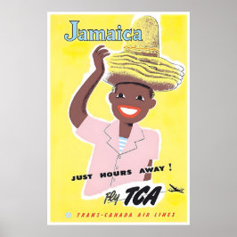 Póster Jamaican Art Jamaica Travel Poster Trans Canada