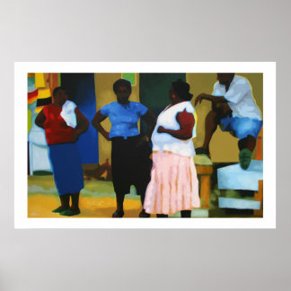 Póster Jamaiquinos en Negril