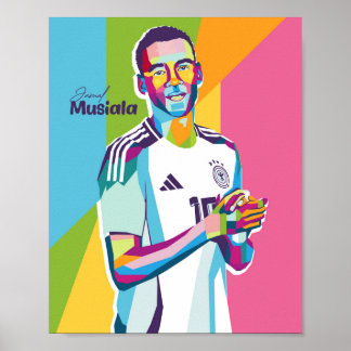 Póster Jamal Musiala Wpap