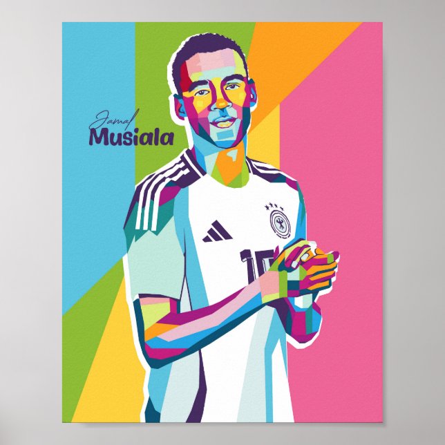 Póster Jamal Musiala Wpap (Frente)