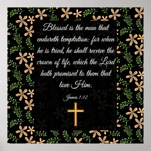 Póster James 1:12