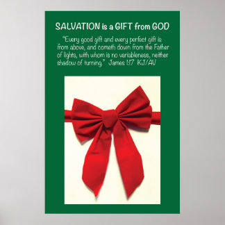 Póster James 1:17 Salvation Scripture Poster