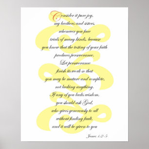Póster James 1:2-5