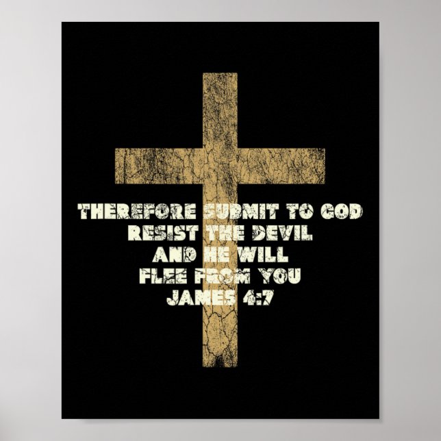 Póster James 47 Somete A Dios Para Resistir A Los Vers De (Frente)