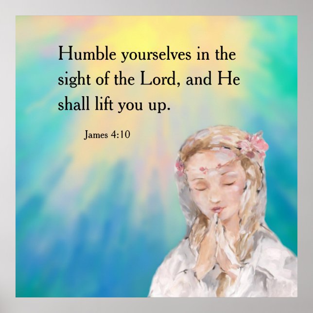 Póster James 4:10 (Frente)