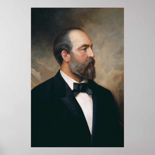 Póster JAMES A. GARFIELD por Ole Peter Hansen Balling (Frente)