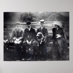Póster James and Lytton Strachey with Thoby, Adrian