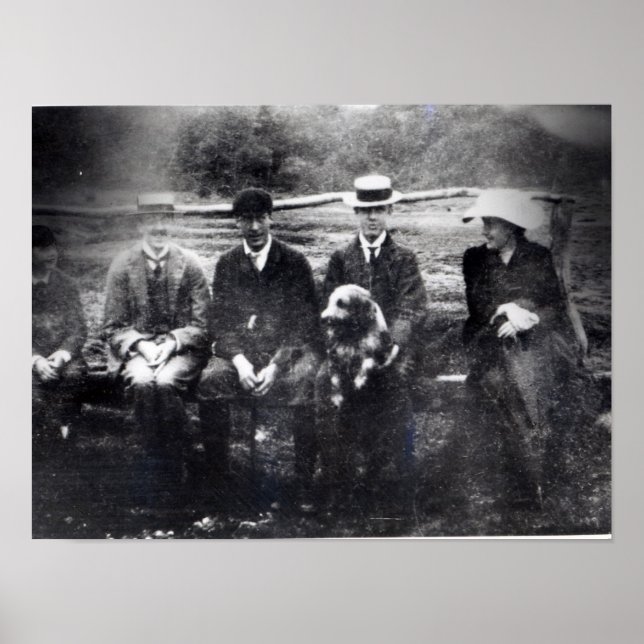 Póster James and Lytton Strachey with Thoby, Adrian (Frente)