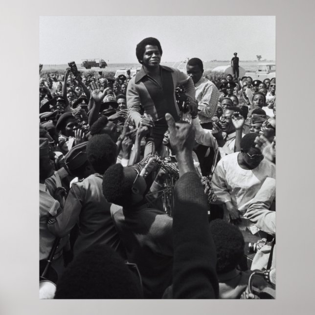Póster James Brown - Aeropuerto de Kaduna, 1970 (Frente)