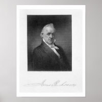 James Buchanan, grabado por Henry Bryan Hall (1800