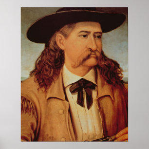 Póster James Butler 'Wild Bill' Hickok (1837-76) 1874 (oi