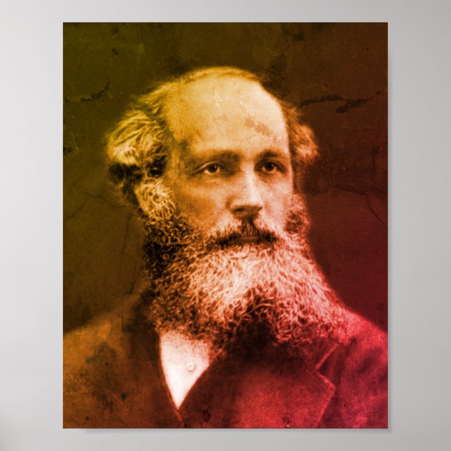 Póster James Clerk Maxwell (Frente)