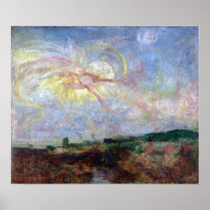 Póster James Ensor Adam y Eve expulsados del paraíso