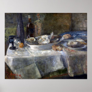 Póster James Ensor Still Life with Oysters