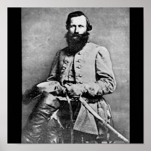 Póster James Ewell Brown Stuart 1833-1864