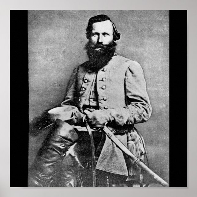 Póster James Ewell Brown Stuart 1833-1864 (Frente)
