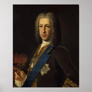 Póster James Francis Edward Stuart por Anton Raphael Meng