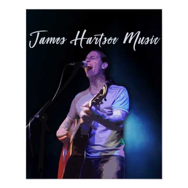 Poster - James Hartsoe Music Canto (Anverso)
