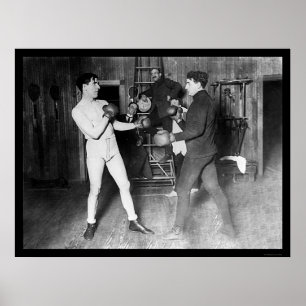 Póster James J. Corbett Boxing 1905