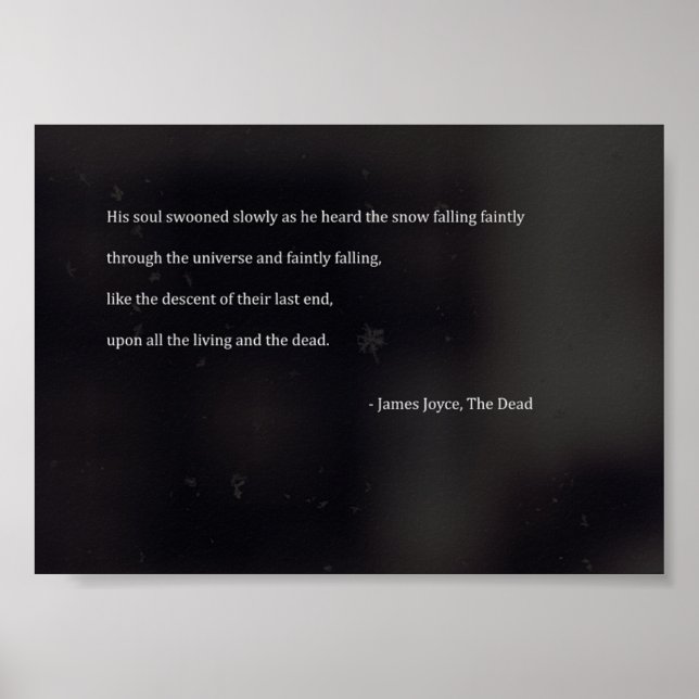 Póster James Joyce Poster (Frente)