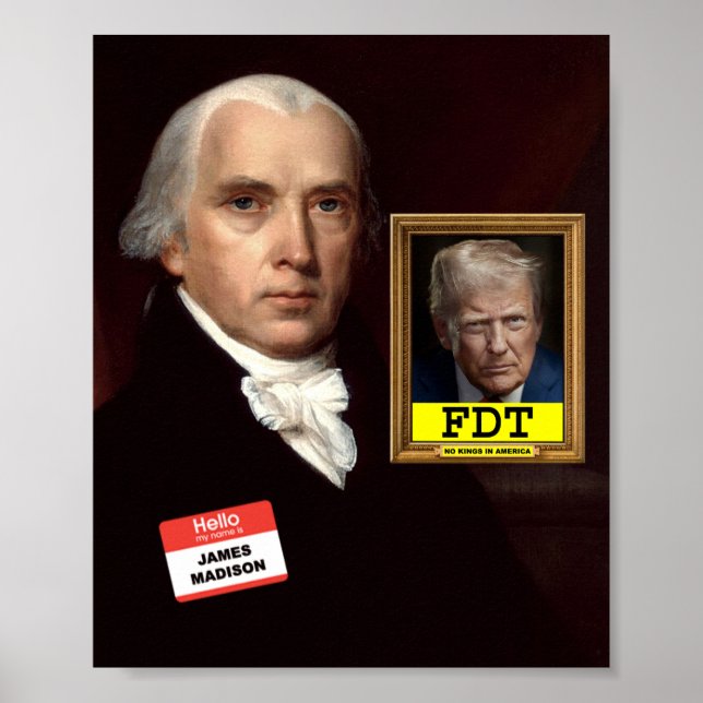 Póster James Madison Poster (Frente)