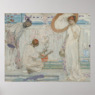 Póster James McNeill Whistler - La Sinfonía Blanca
