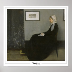 Póster James McNeill Whistler Zedign Art Poster #1