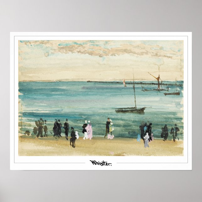 Póster James McNeill Whistler Zedign Art Poster #10-2 (Frente)