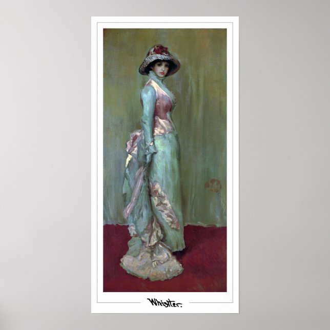 Póster James McNeill Whistler Zedign Art Poster #137 (Frente)