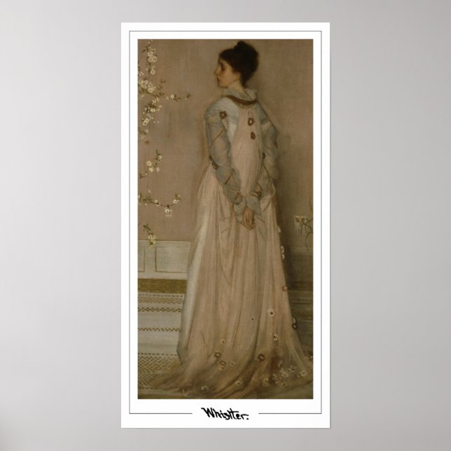 Póster James McNeill Whistler Zedign Art Poster #195-2 (Frente)