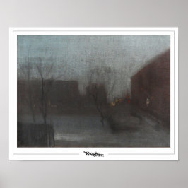 Póster James McNeill Whistler Zedign Art Poster #2002