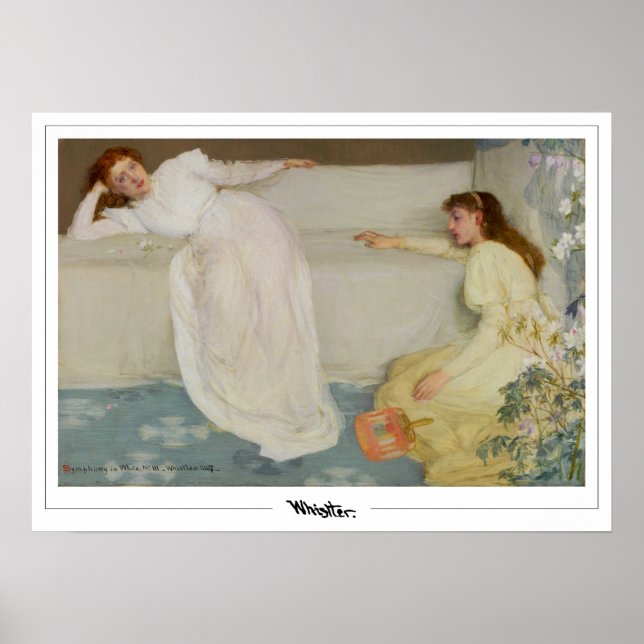 Póster James McNeill Whistler Zedign Art Poster #262-2 (Frente)