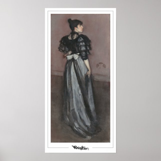 Póster James McNeill Whistler Zedign Art Poster #281-2 (Frente)