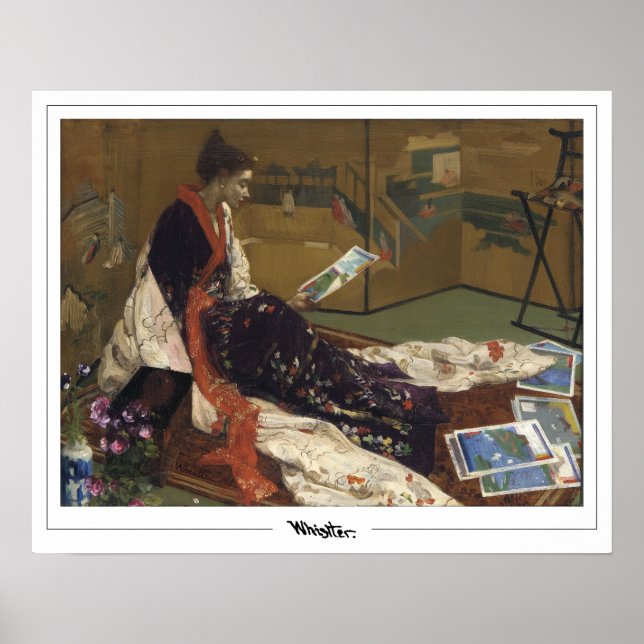 Póster James McNeill Whistler Zedign Art Poster #284-2 (Frente)