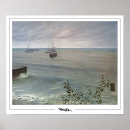 Póster James McNeill Whistler Zedign Art Poster #299-2