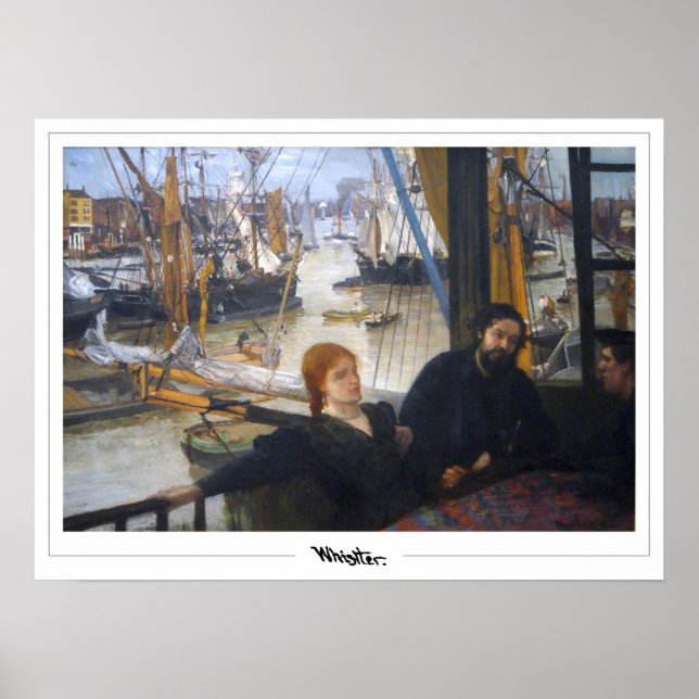 Póster James McNeill Whistler Zedign Art Poster #300-2 (Frente)