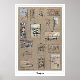 Póster James McNeill Whistler Zedign Art Poster #339-2