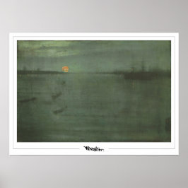 Póster James McNeill Whistler Zedign Art Poster #404-2