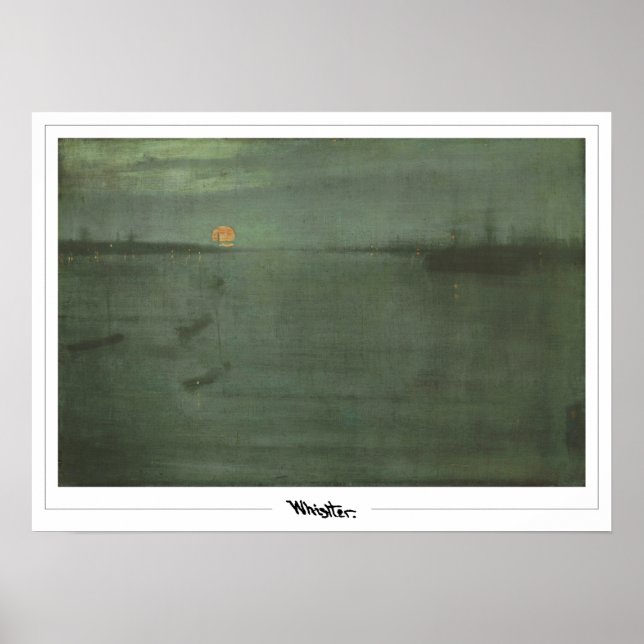 Póster James McNeill Whistler Zedign Art Poster #404-2 (Frente)