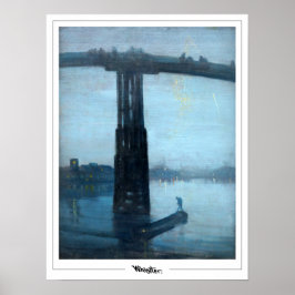 Póster James McNeill Whistler Zedign Art Poster #416-2
