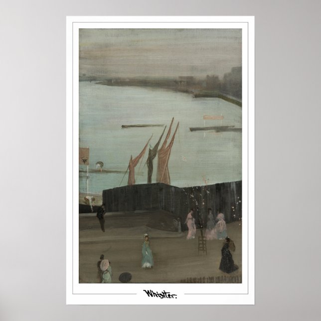 Póster James McNeill Whistler Zedign Art Poster #441-2 (Frente)